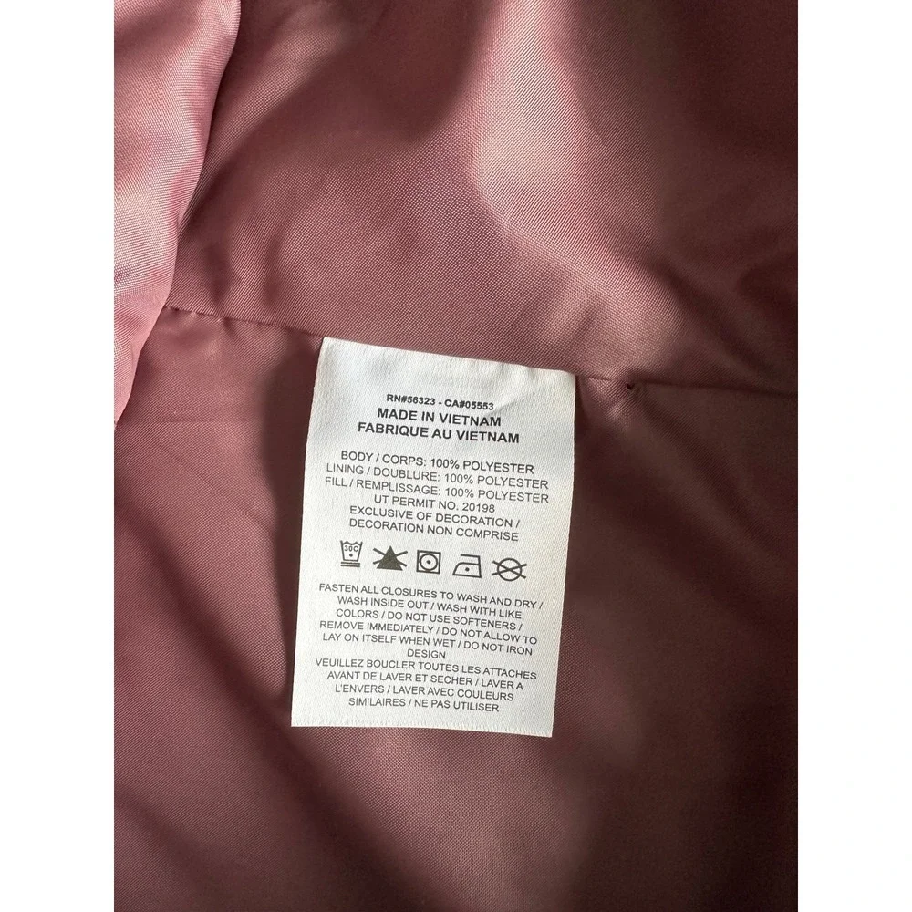 Nike Tempo Repel Running Vest Womens Large Mauve Purple Synthetic Fill Puffer L